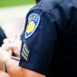 Polisi memberikan peringatan kepada pemotor yang memasuki Tol Jagorawi.