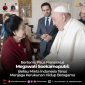 Megawati Soekarnoputri dan Paus Fransiskus berdiskusi tentang pentingnya menjaga Toleransi Beragama. (Sosmed PDI Perjuangan)