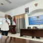 Wakil Ketua PWI Jatim, Machmud Suhermono menjadi pemateri di Acara Pelatihan Jurnalistik Dasar yang diadakan PWI Lumajang