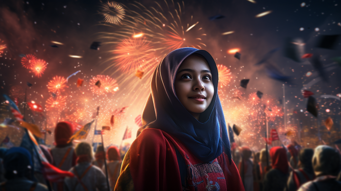 
 Ilustrasi Photo Berbasis AI Tim Lensa Warta