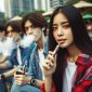 WHO larang rokok elektronik. Ilustrasi Berbasis AI, TIm Lensa Warta