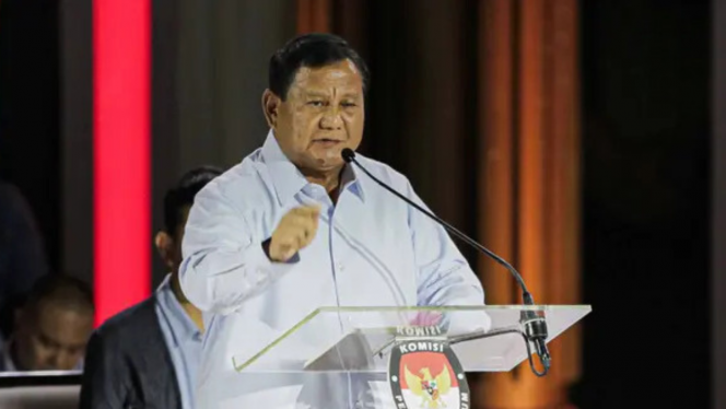 
 Prabowo bicara soal rasio utang Indonesia dalam debat ketiga Capres 2024/istimewa