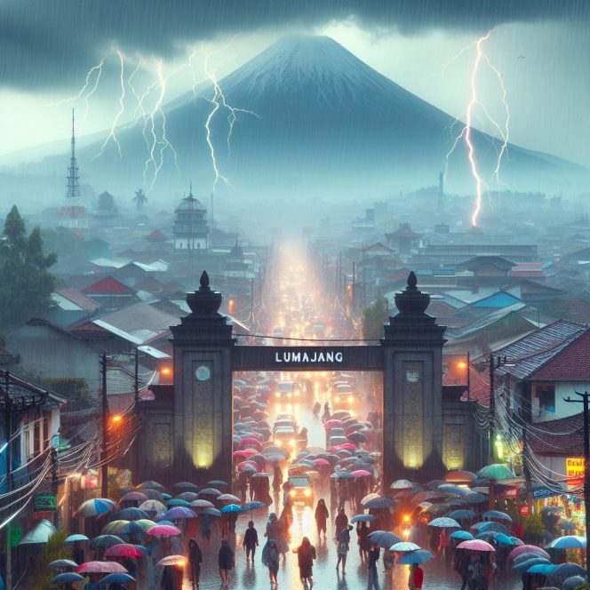 
 Prakiraan Hujan, ilustrasi Ai Lensa Warta