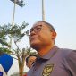 Ketua Badan Timnas Indonesia Sumardji saat ditemui di Lapangan A Gelora Bung Karno, Senayan, Jakarta Pusat, Kamis 10 Agustus 2023. TEMPO/Randy