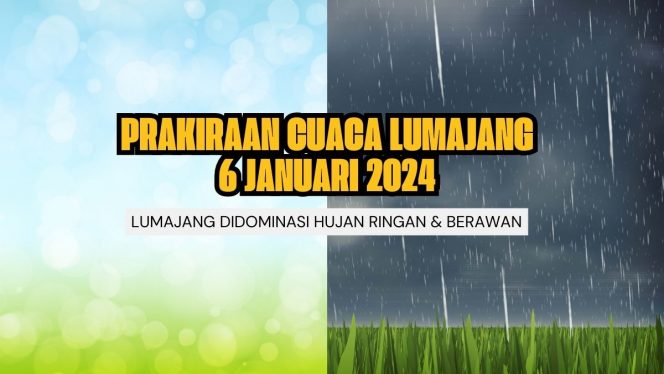 
 Ilustrasi Prakiraan Cuaca Dilumajang Hari Ini