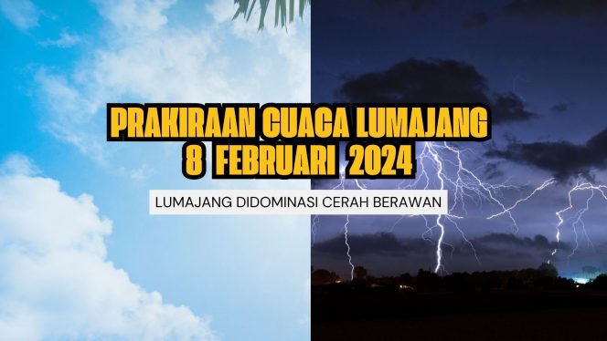 
 Ilustrasi Prakiraan Cuaca Dilumajang Hari Ini