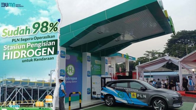 
 Pertama di Indonesia! PLN Operasikan SPBU Hidrogen Hijau