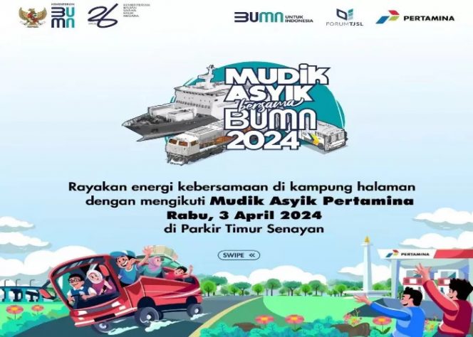
 Mudik Gratis 2024 Bersama Pertamina