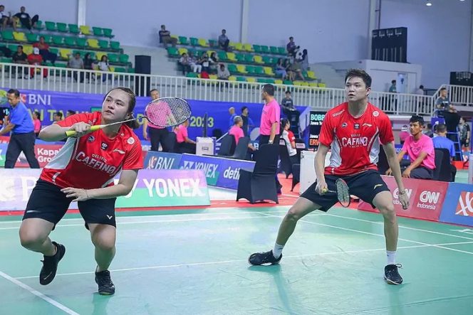 
 Meski berhasil menjadi Bobby Setiabudi/Melati Daeva Oktavianti menjadi unggulan 6 Toyota International Challenge 2024. (PBSI)