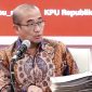 Tangkapan layar - Ketua KPU RI Hasyim Asy'ari dalam Rapat Pleno Rekapitulasi Hasil Penghitungan Perolehan Suara Tingkat Nasional di Gedung KPU RI, Jakarta, Minggu (17/3/2024).