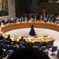 Dewan Keamanan Perserikatan Bangsa Bangsa (DK PBB) mengeluarkan resolusi yang menyerukan gencatan senjata segera antara kelompok Hamas dan Israel di Gaza, Palestina setelah Amerika Serikat (AS) abstain. (Getty Images via AFP/SPENCER PLATT)