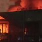 GM Plaza Labruk Lumajang kebakaran Dini hari tadi (Screenshot video WAG)