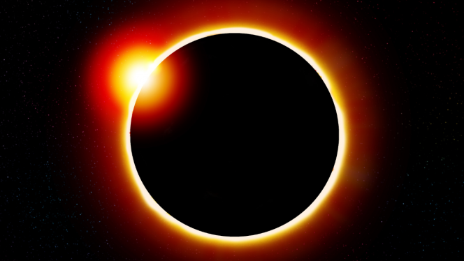 
 Gerhana Matahari Total, Senin 8 April 2024 sebabkan badai Magnetik di bumi.