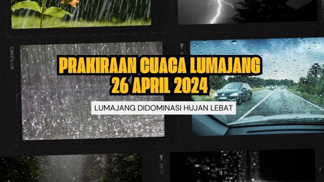 
 Ilustrasi Prakiraan Cuaca Dilumajang