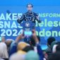 presiden joko widodo saat menghadiri rapat kerja kesehatan nasional (Rakerkesnas) ( instagram/@kemensetneg.ri)
