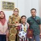 Yusuf Achmady, atlet sepak bola cilik Lumajang usai berlaga di Kuala Lumpur Cup
