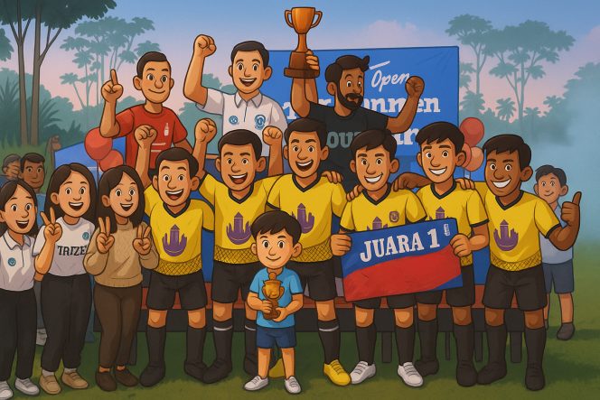 
 Sukses Kades Cup I Karanganom, Mas Yudha: Turnamen Ini Tumbuhkan Karakter Pemuda