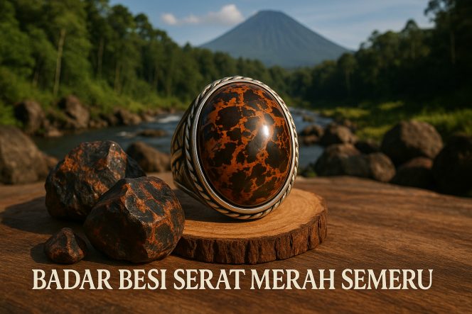 
 Cincin Akik Badar Besi Semeru Serat Merah: Merchandise Khas Lumajang Tembus Pasar Internasional