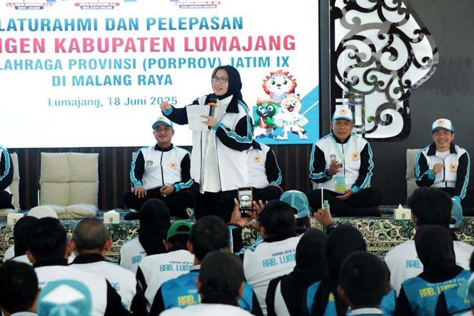 
 323 Atlet Lumajang Berangkat ke PORPROV IX, Siap Rebut Medali dan Harumkan Daerah