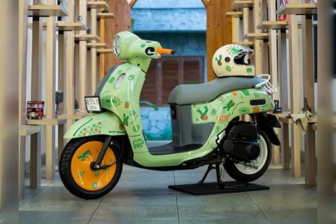 
 Modifikasi Skutik Gen Z, Yamaha Fazzio Hybrid Jadi Kanvas Kreatif Anak Muda