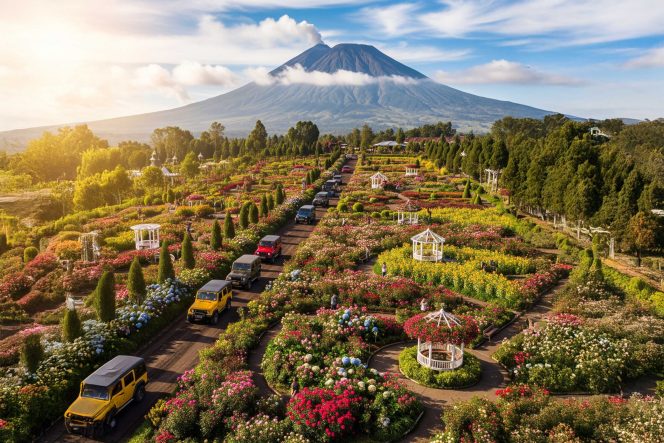 
 Taman Bunga Di  Lereng Semeru, Segera Jadi Primadona Baru di Pronojiwo