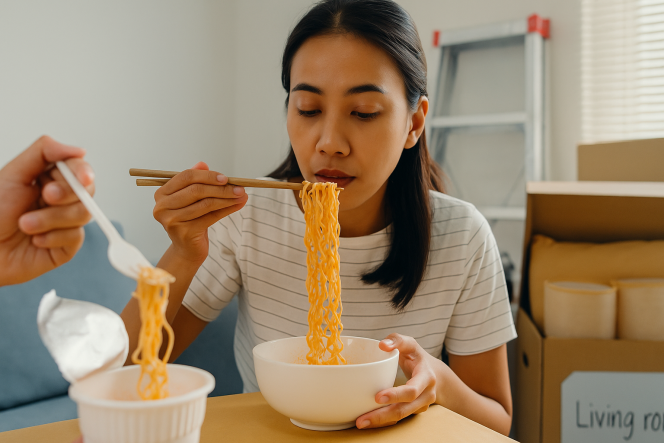 
 Sering Makan Mie Instan 3 Kali Seminggu? Ini Fakta Mengejutkan Risiko Serangan Jantung